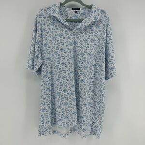 Peter Millar Summer Comfort Polo Shirt Ski Slope Men's XXL Golf Tennis Top